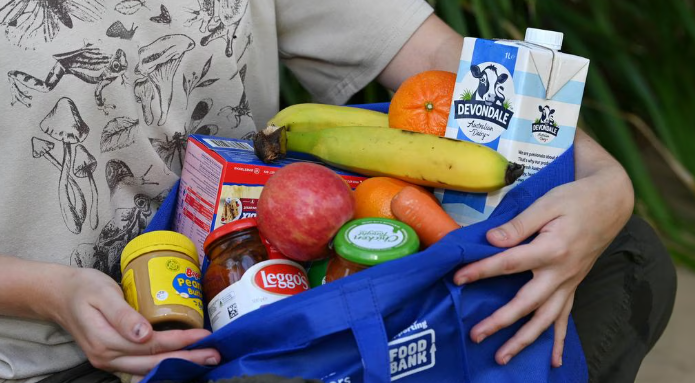 Bag full of grocers
