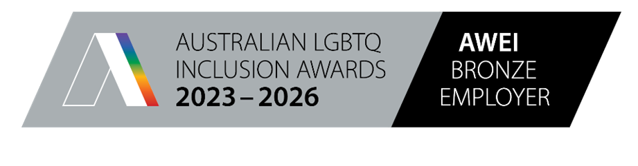 Australian LGBTQ Inclusion Awards 2023 - 2026 AWEI Bronze Employer Badge
