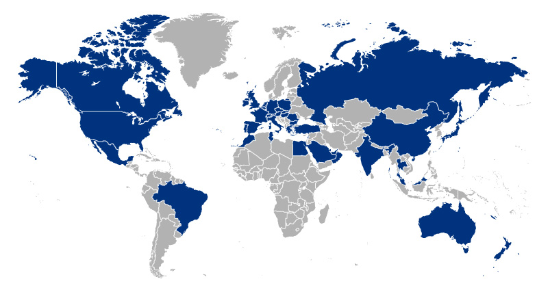 Allianz Partners group offices and countries with commercial activities