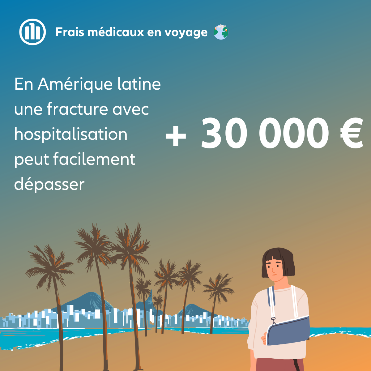 En Amérique latine une fracture avec hospitalisation peut dépasser 30 000 euros