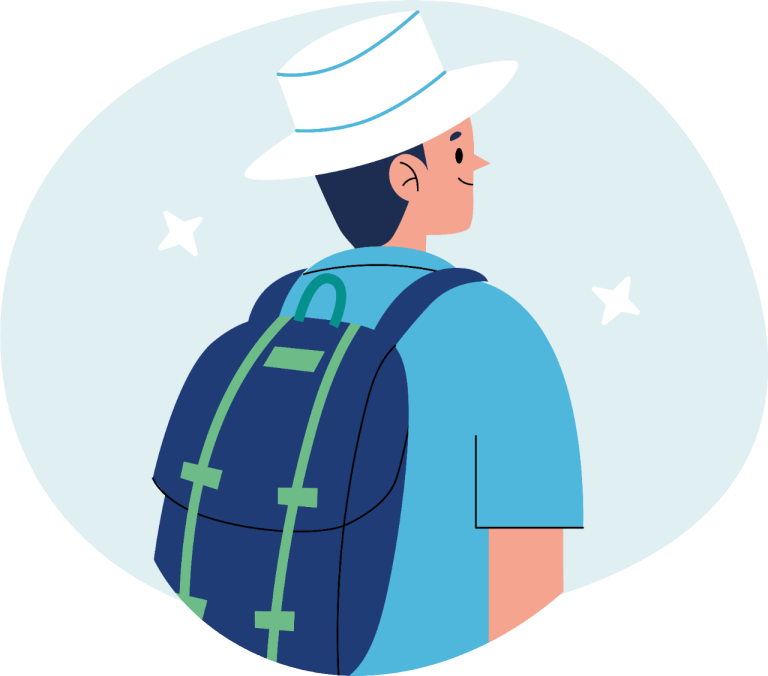 Image traveler with bag