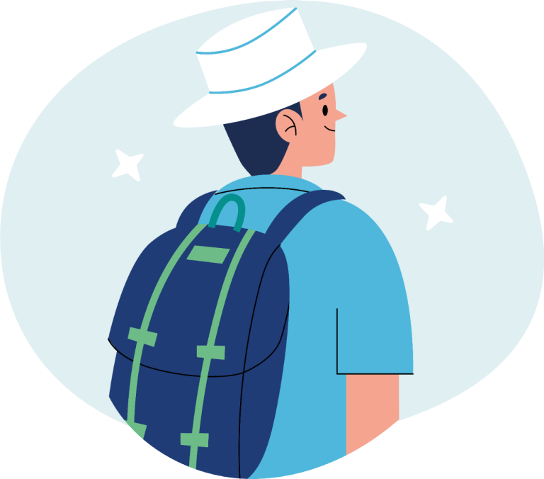 Image traveler with bag