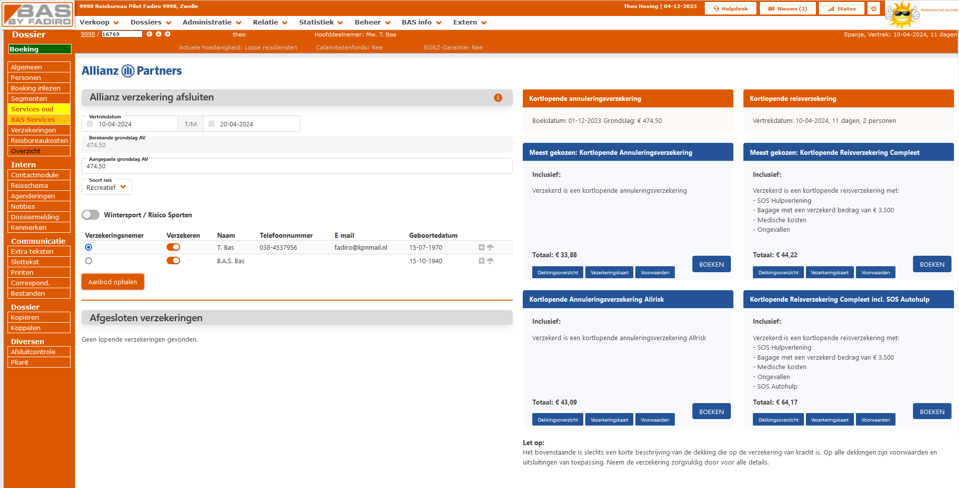 screenshot BAS 2