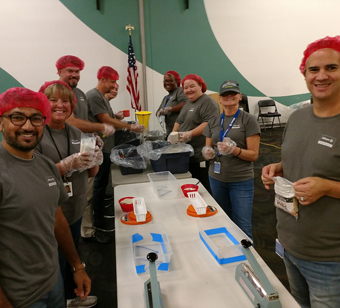 Allianz Partners USA volunteers for Rise Against Hunger 