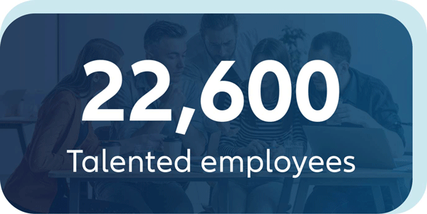 22600 talented employees